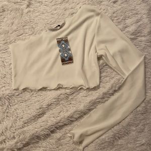 Lettuce Hem One Shoulder BooHoo Top